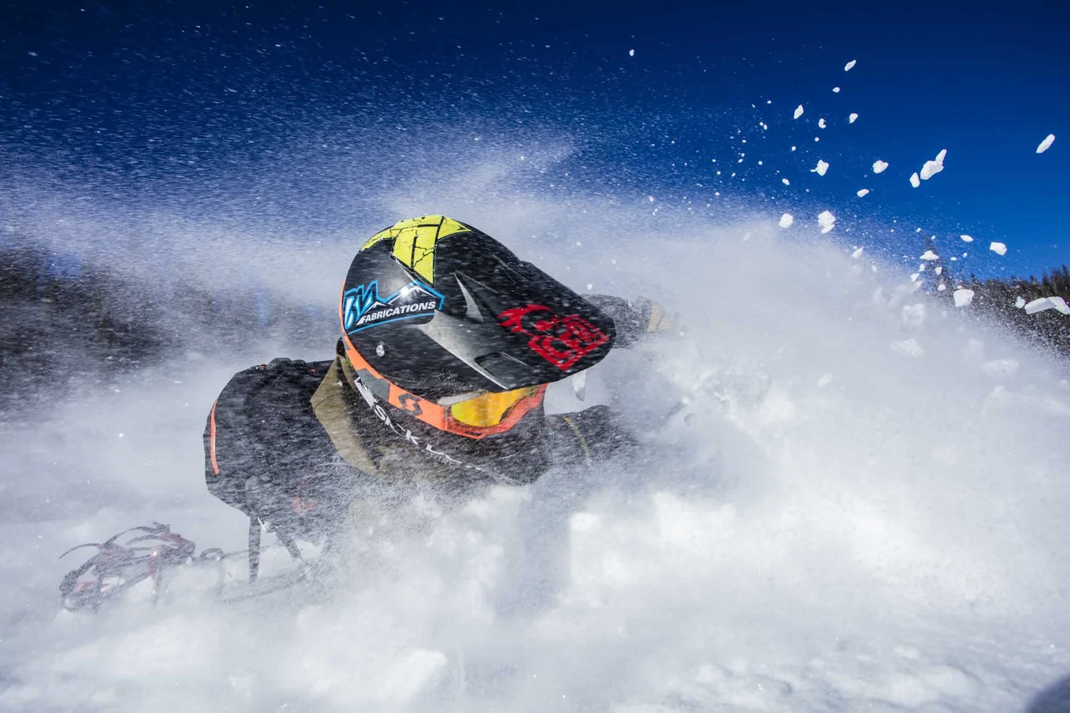 Winter action photography