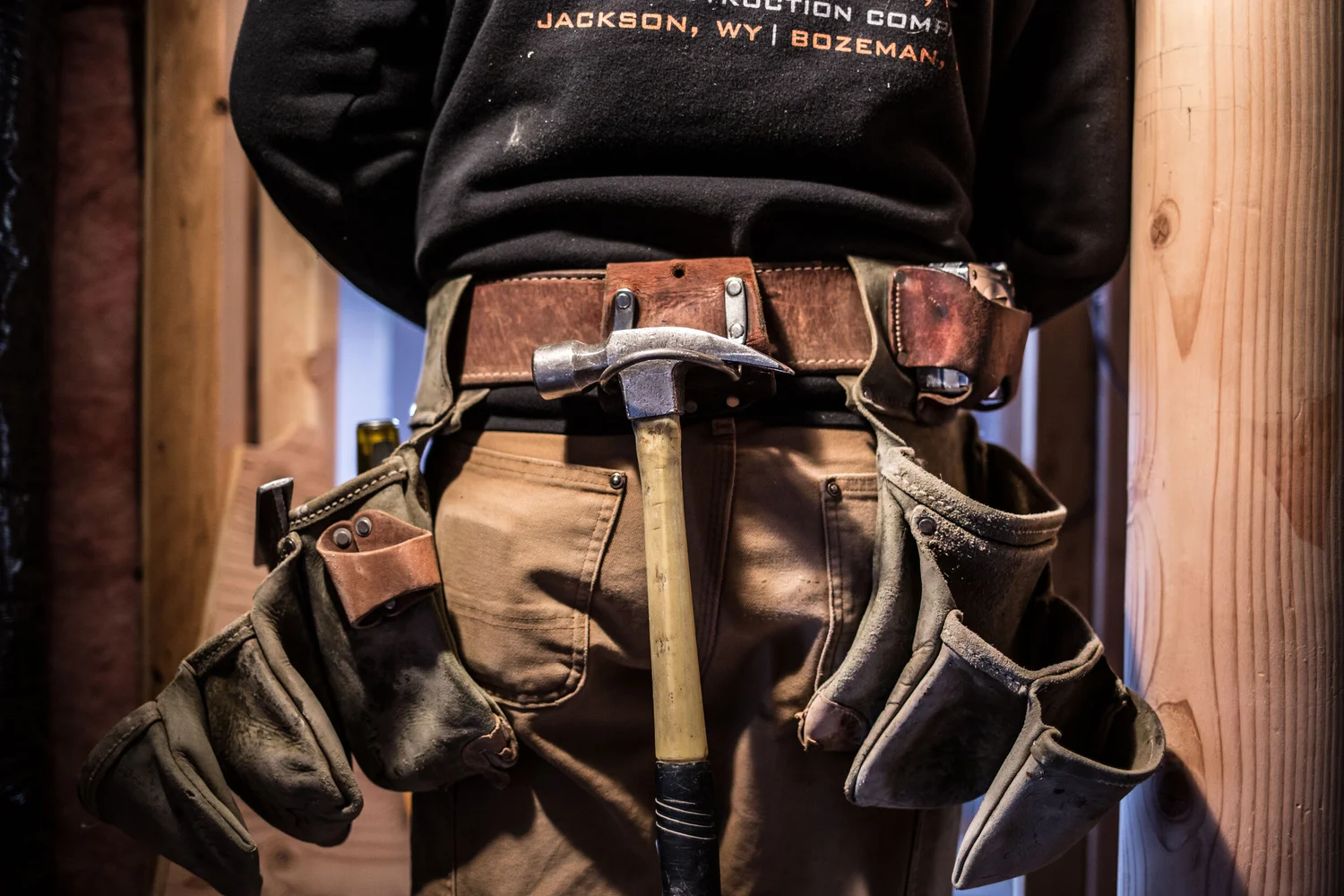 Tools and working detail on a construction site