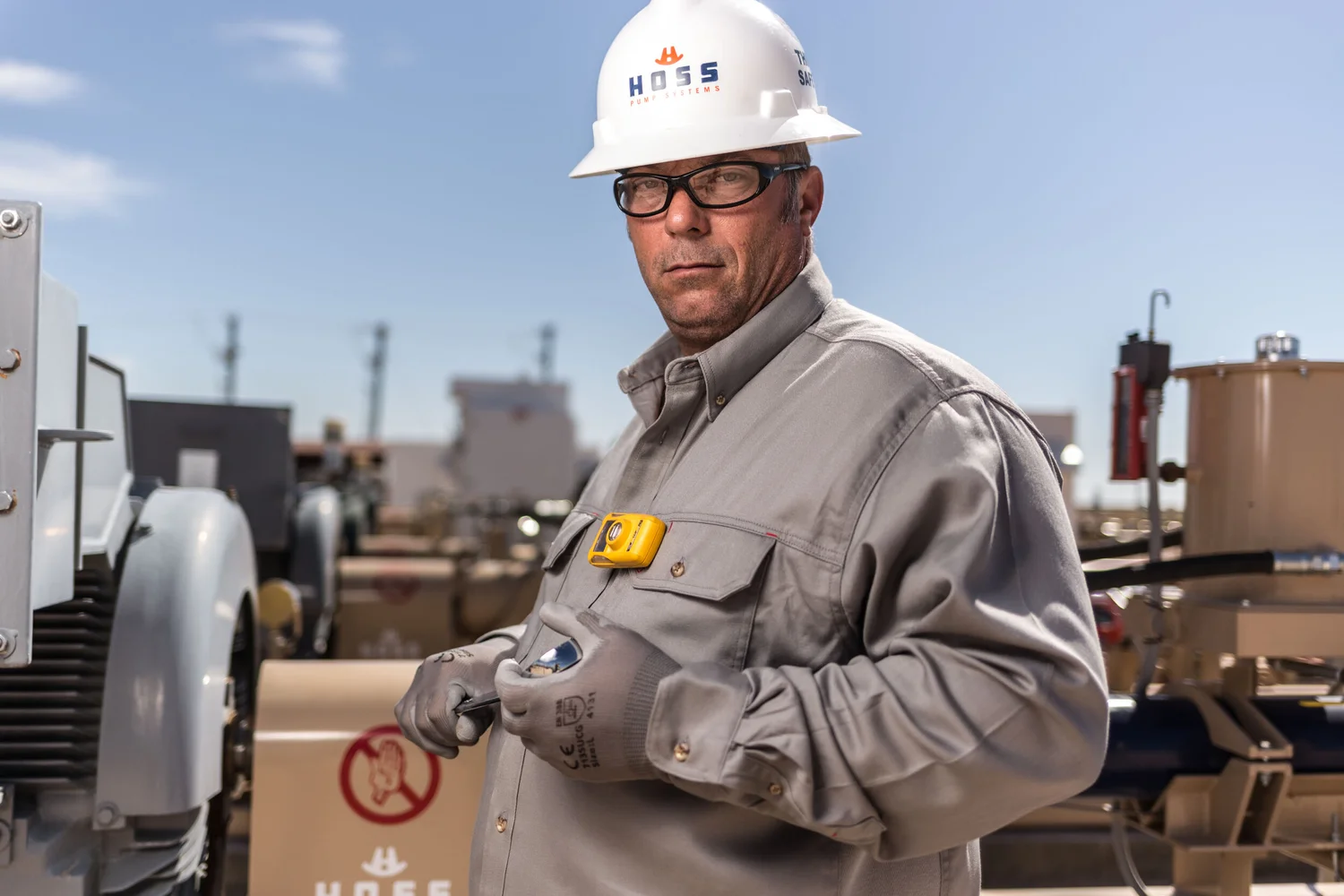 Industrial worker portrait